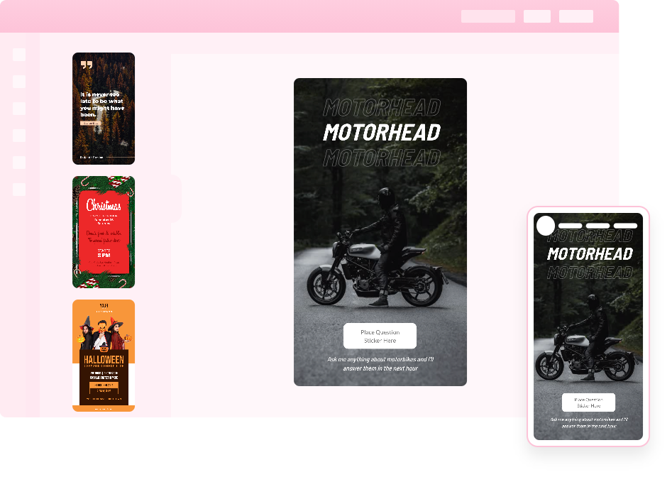 Design an Instagram Story