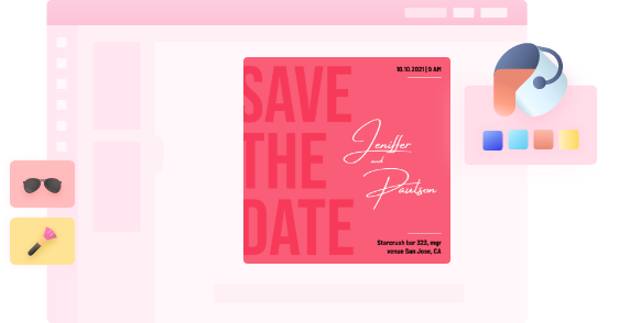 The free invitation maker app that lets you customize your invitations