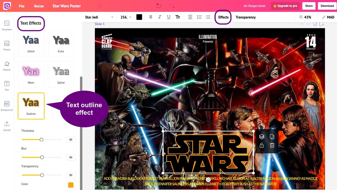 How To Design A Star Wars Poster For Free In 5 Minutes