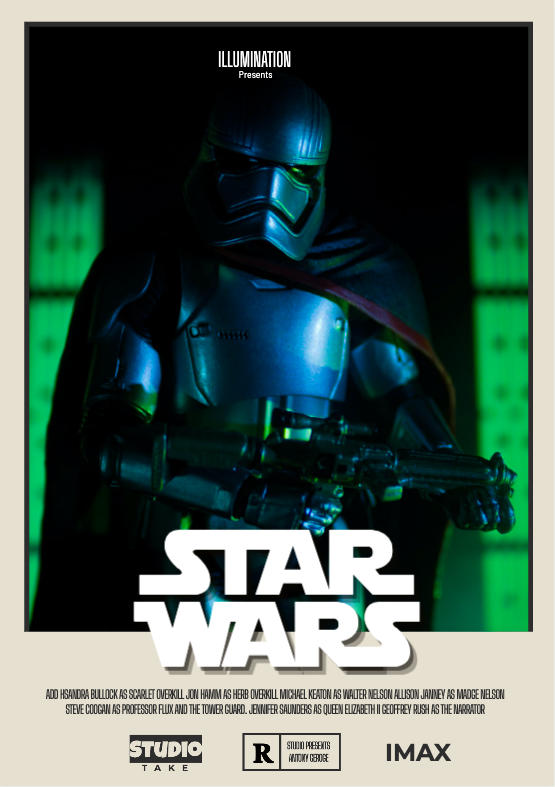 A vertical Star Wars poster