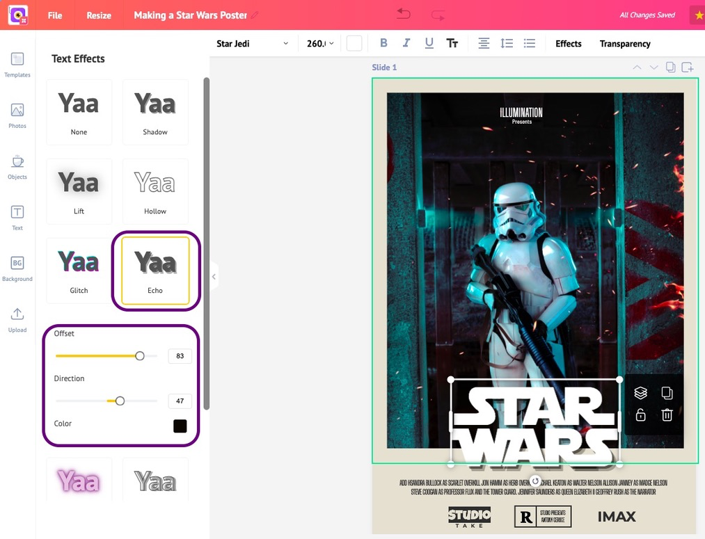 How to Design a Star Wars Poster for Free in 5-Minutes