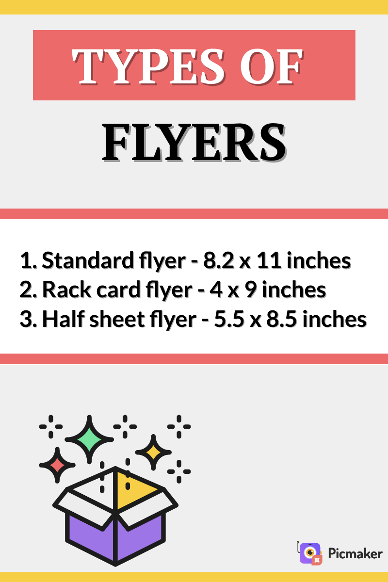 What are the types of flyers? - Picmaker