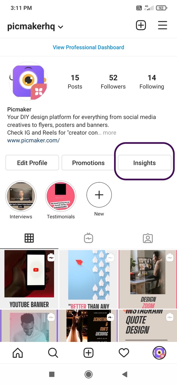 Analysing Instagram content performance