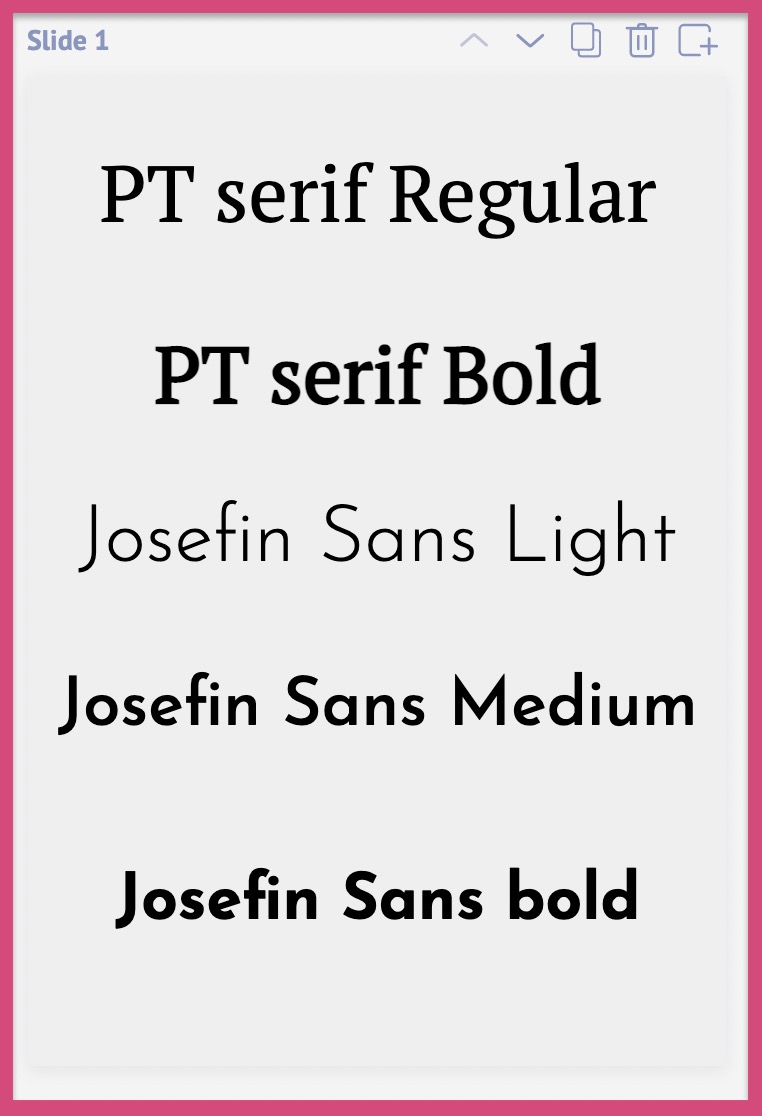 Fonts that can be used for a wedding themed design.