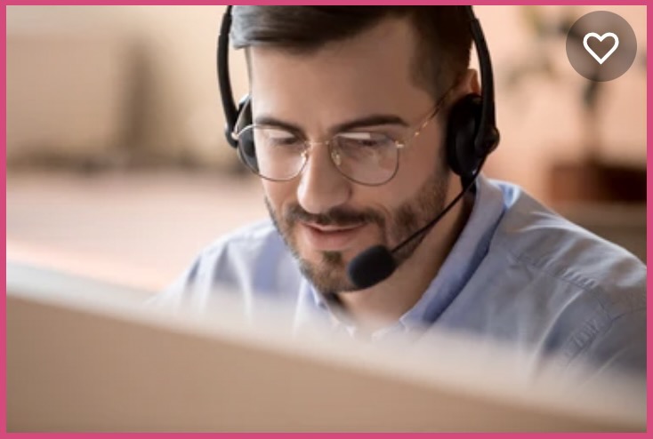 Stock image of a salesman