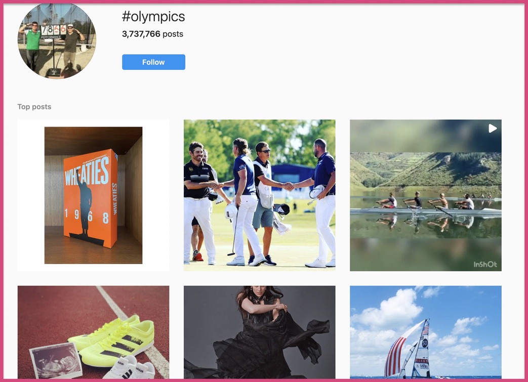 Here's an example of an event-based Instagram hashtag