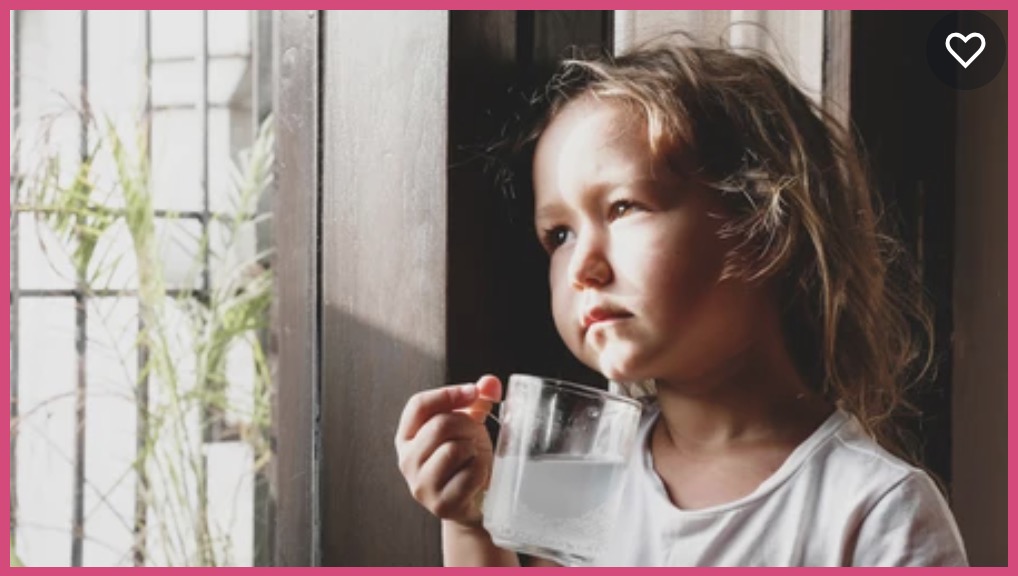 Stock image of child nutrition