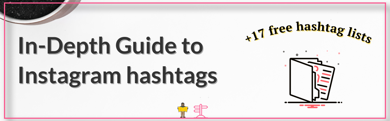 Instagram hashtags blog banner