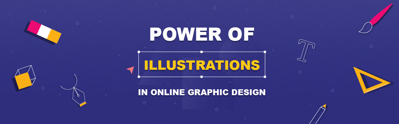 Power of illustrations in world of online graphic design