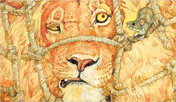 The lion and the mouse by jerry pinkney