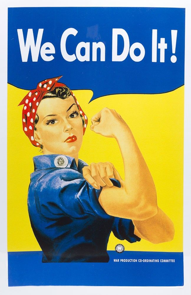 we can do it rosie the riveter poster by j howard miller