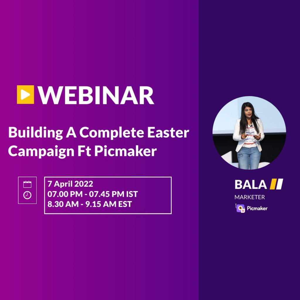 Picmaker Webinar On Easter Marketing