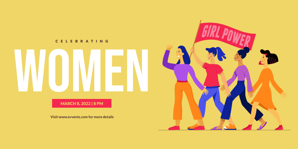 yellow-background-celebrating-woman-illustrated-twitter-post-template-thumbnail-img