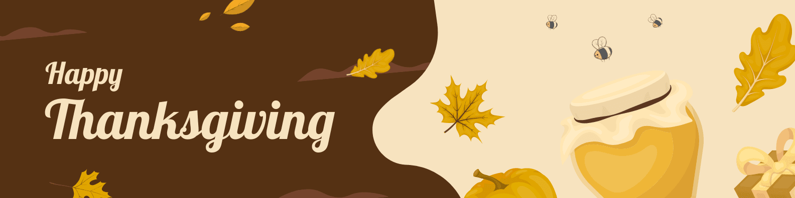 brown-honey-bees-happy-thanksgiving-linkedin-banner-template-thumbnail-img