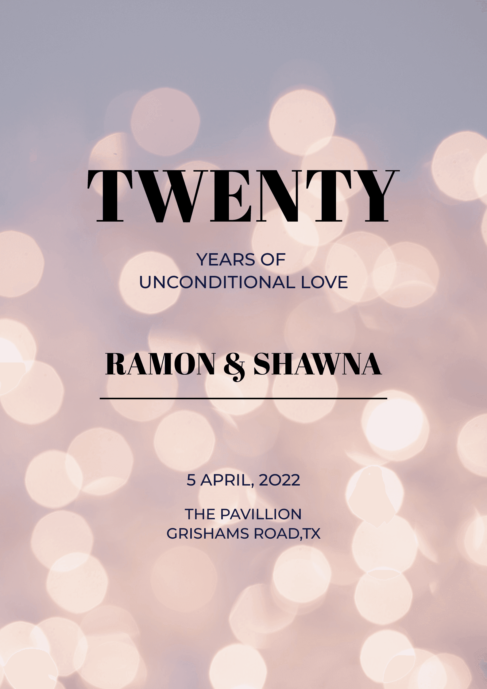 bokeh-background-twenty-years-of-unconditional-love-poster-template-thumbnail-img