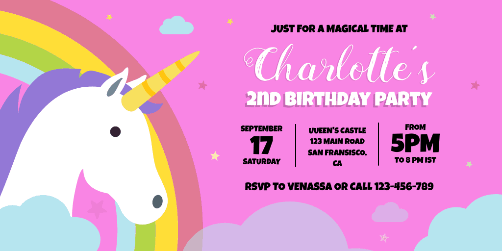 pink-background-rainbow-and-unicorn-charlotte-birthday-twitter-post-template-thumbnail-img