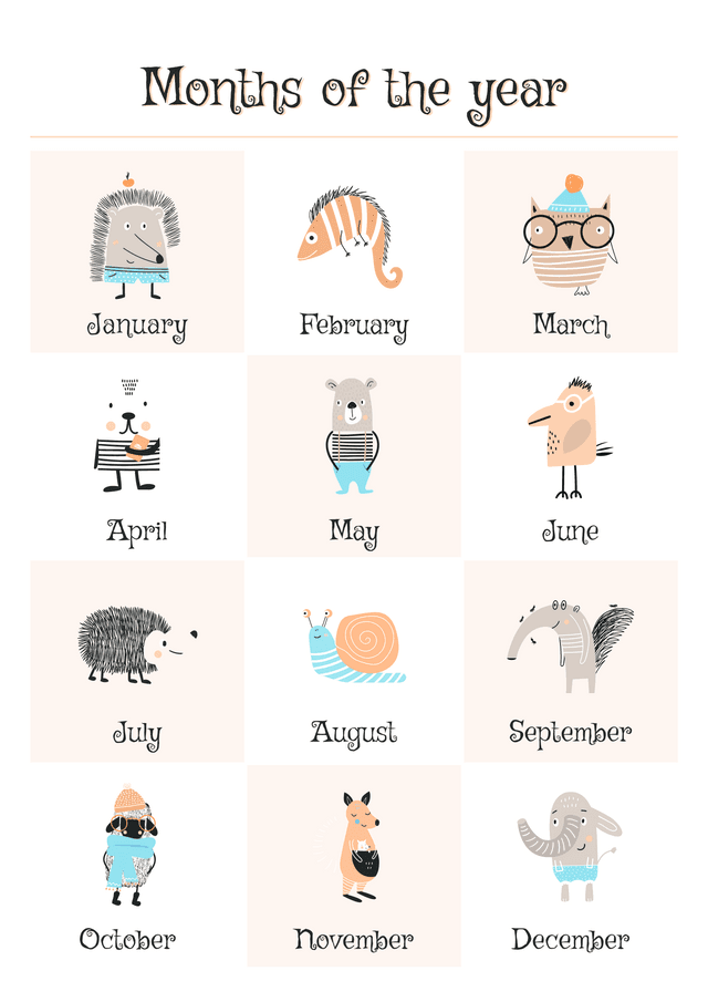 white-background-animals-illustration-months-of-the-year-poster-template-thumbnail-img