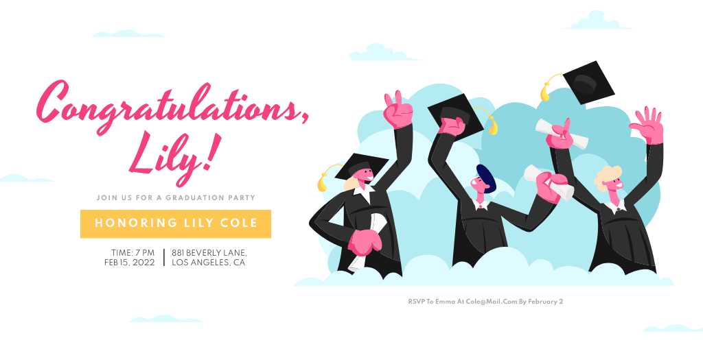 white-illustrated-graduation-party-invite-twitter-post-template-thumbnail-img