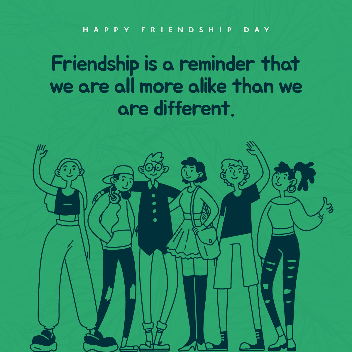 friends-illustrated-friendship-day-linkedin-post-template-thumbnail-img