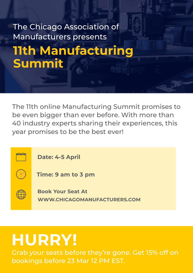 Easy and Free Customizable Flyer Templates | Picmaker