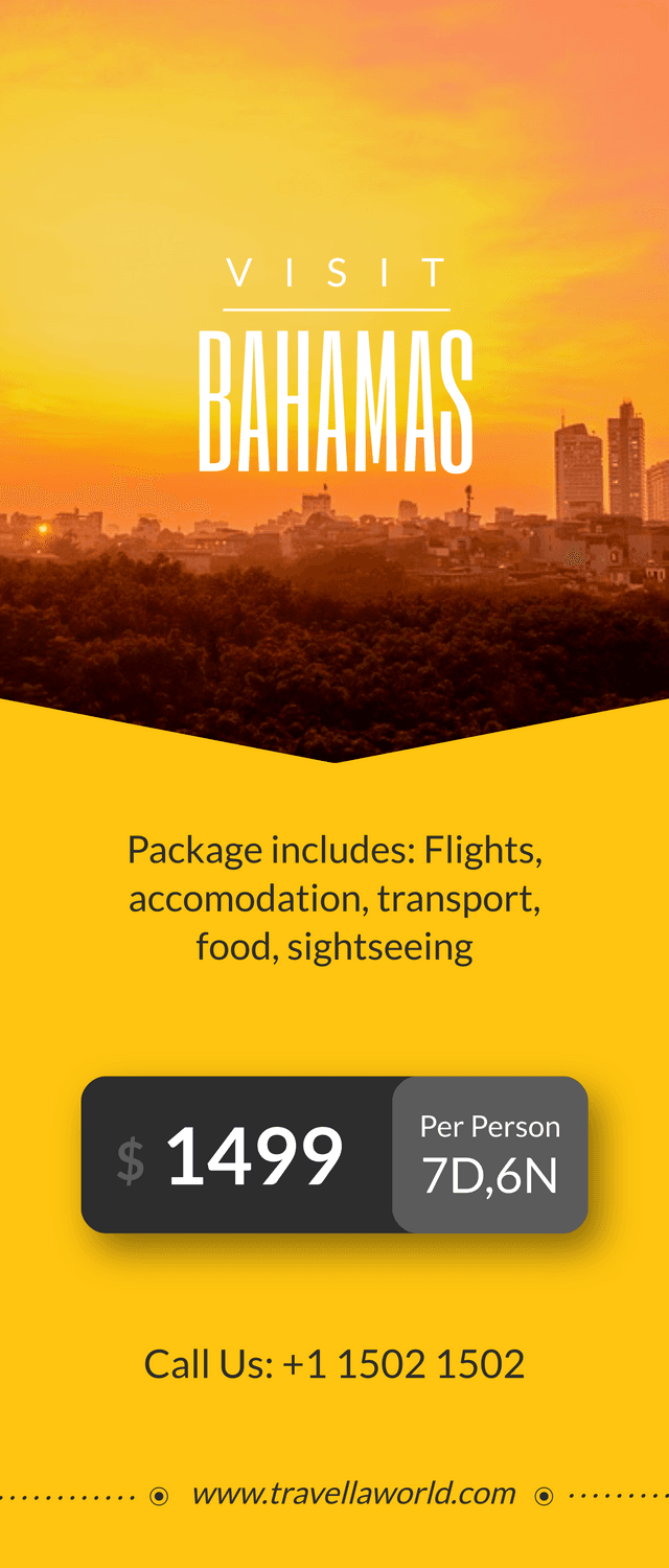 yellow-themed-travel-bahamas-retractable-banner-template-thumbnail-img