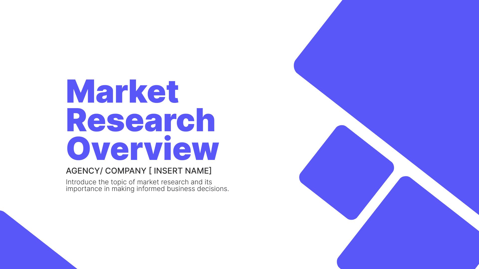 Business Model Presentation Template