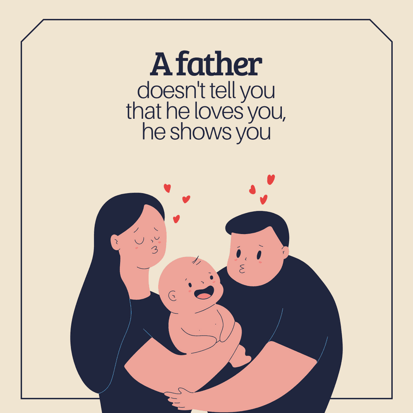 family-illustrated-fathers-day-linkedin-post-template-thumbnail-img