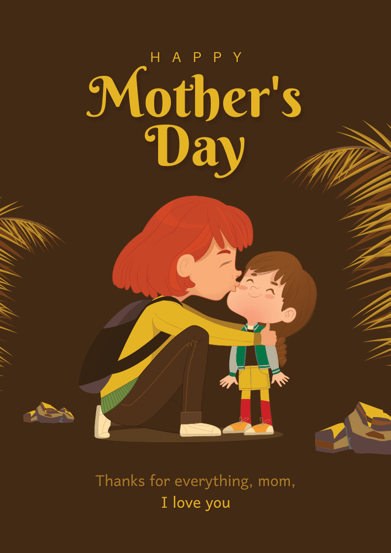 brown-mother-and-daughter-illustration-happy-mothers-day-flyer-template-thumbnail-img