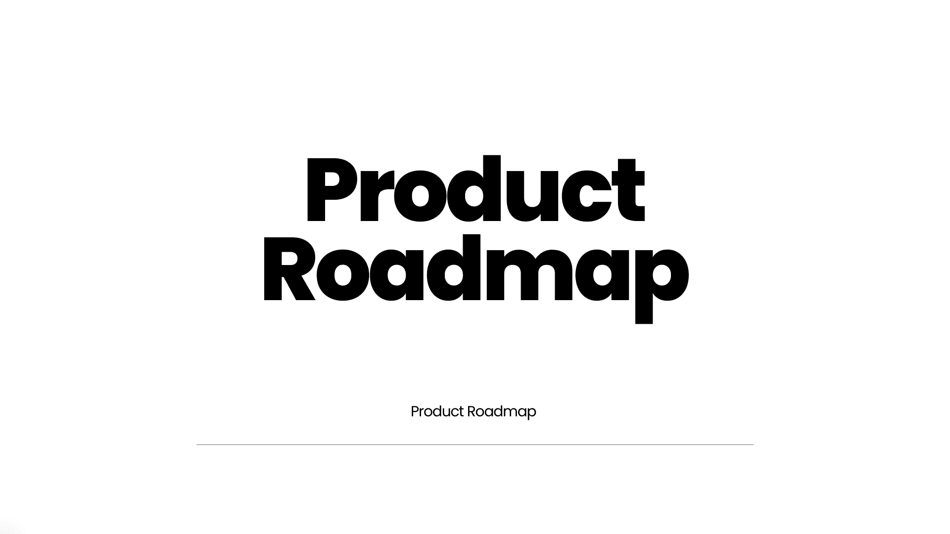 product-roadmap-presentation-template
