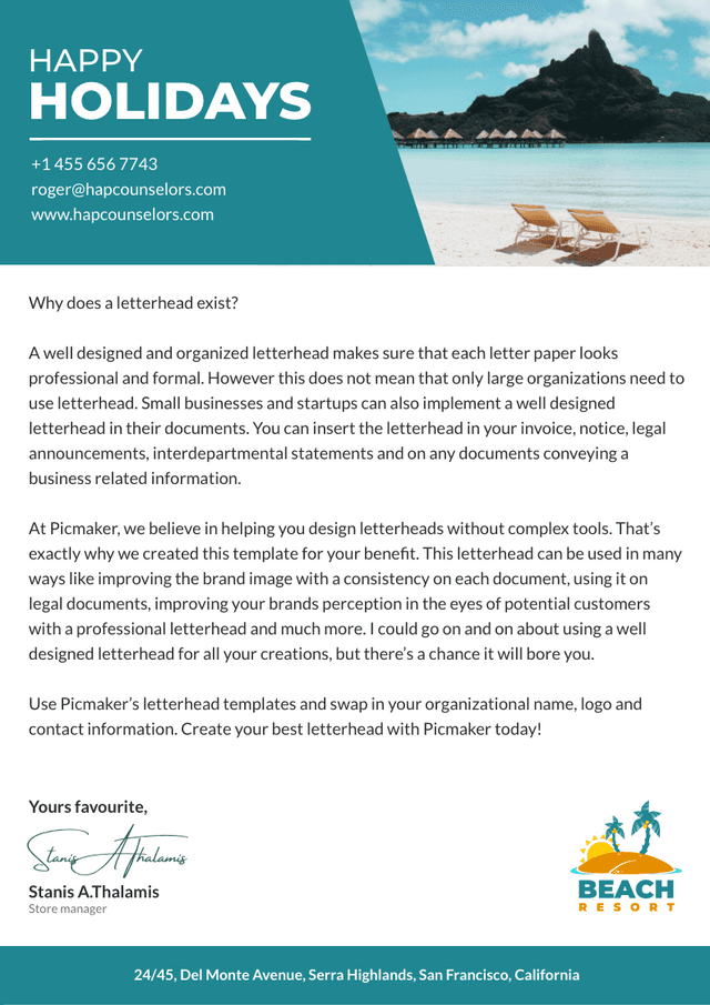 beach-chairs-on-seashore-beautiful-beach-happy-holidays-letterhead-template-thumbnail-img