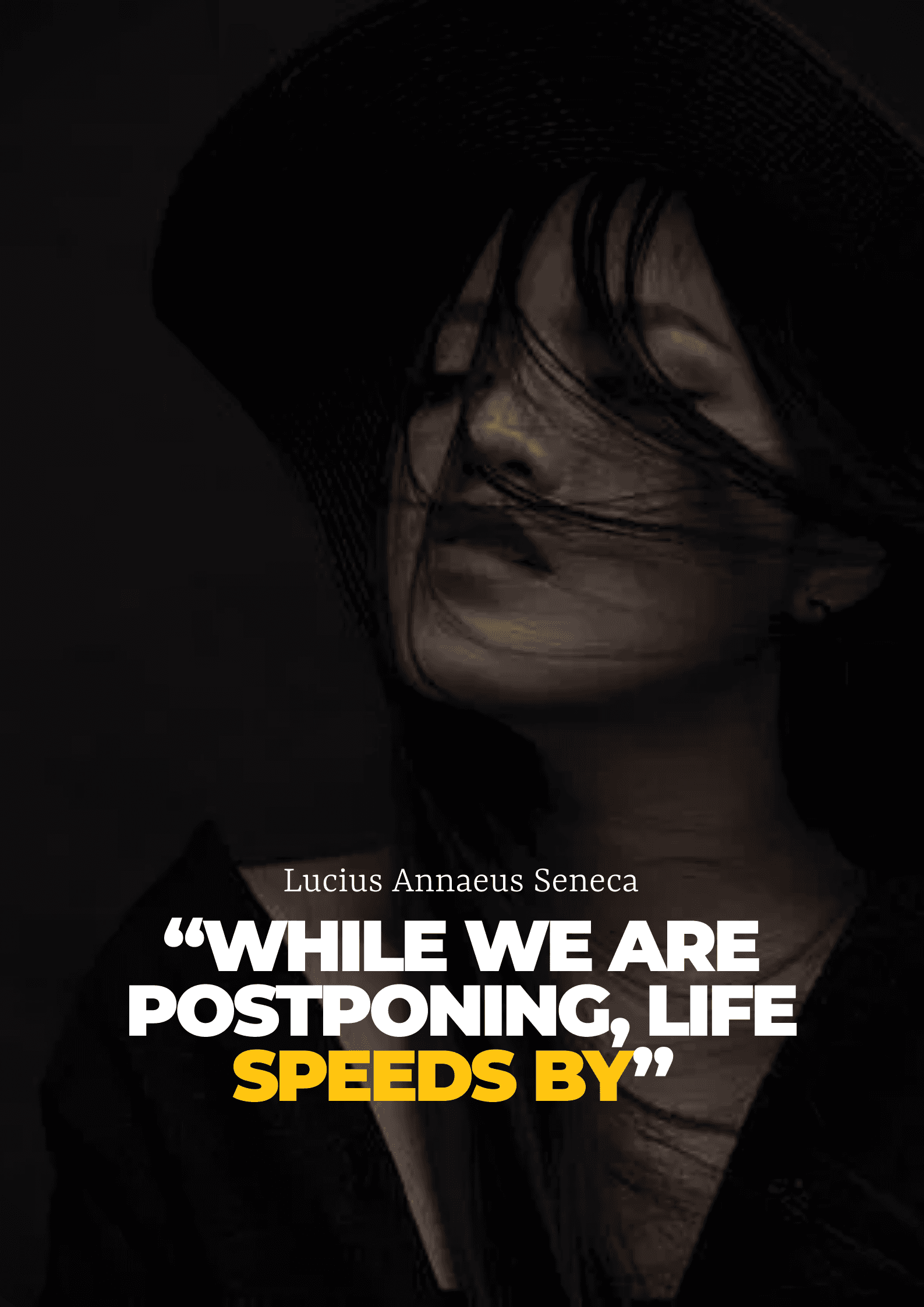 woman-wearing-a-black-hat-life-speeds-by-quote-poster-thumbnail-img