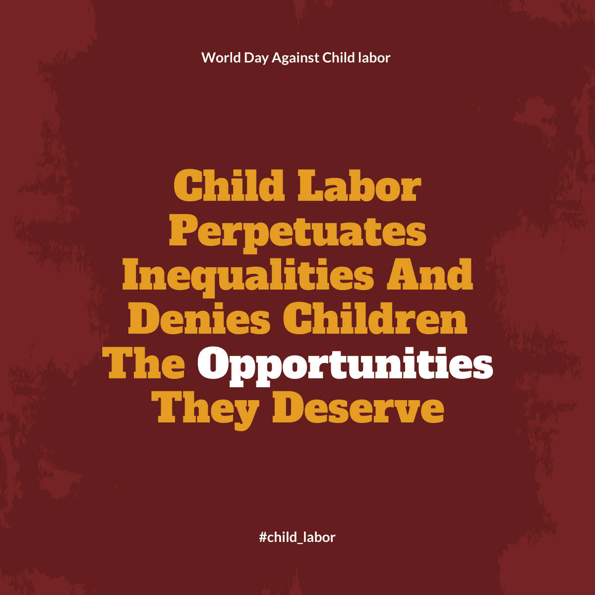 red-background-stop-child-labour-linkedin-post-template-thumbnail-img
