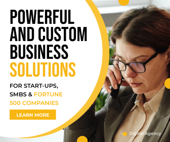white-and-yellow-woman-on-phone-business-solutions-large-rectangle-ad-banner-thumbnail-img