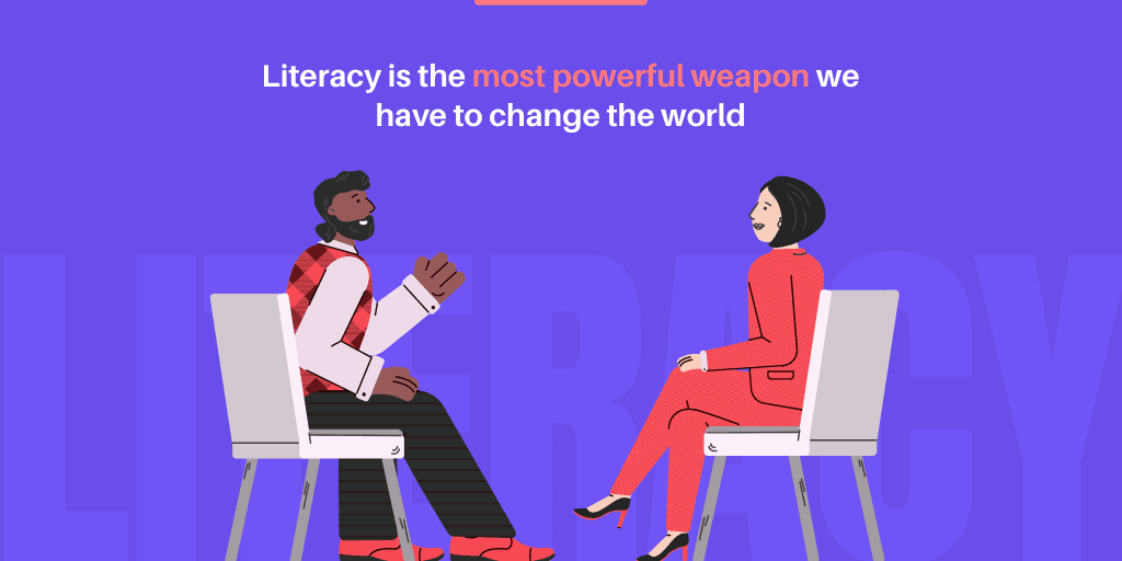 man-and-woman-illustrated-international-literacy-day-twitter-post-template-thumbnail-img