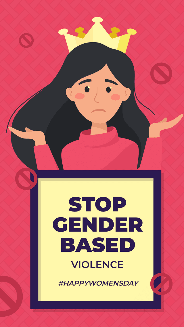 pink-stop-gender-based-violence-illustrated-instagram-story-template-thumbnail-img