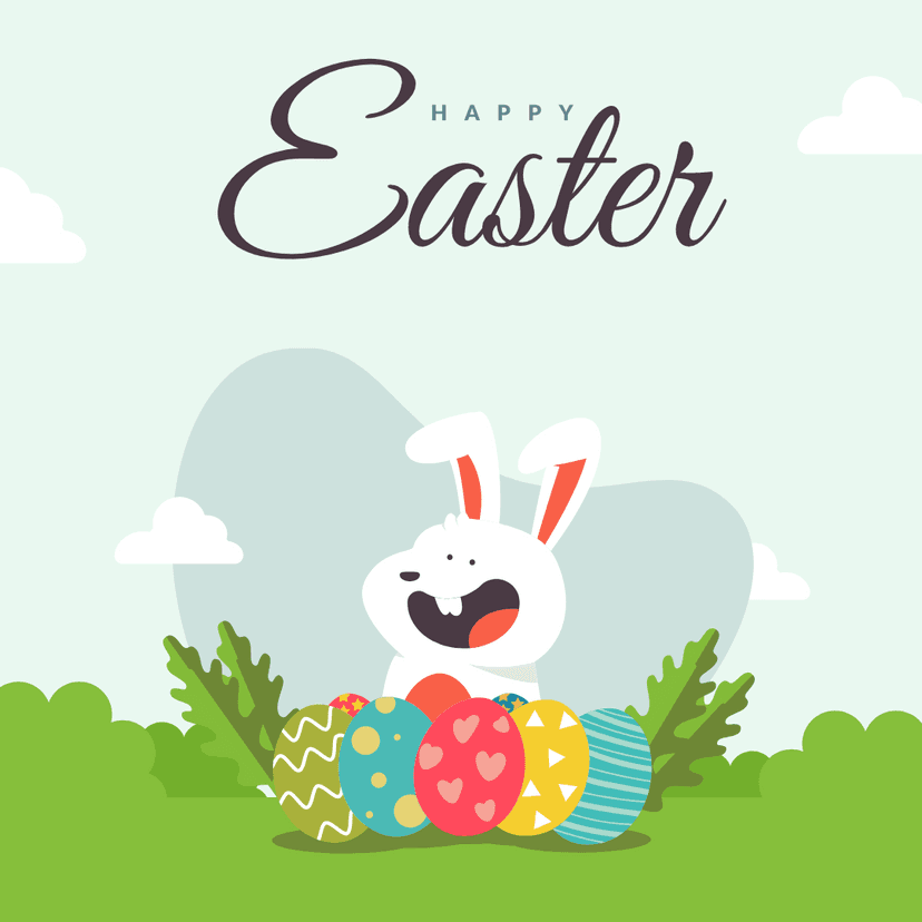 colorful-eggs-and-bunny-happy-easter-instagram-post-template-thumbnail-img
