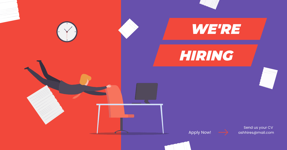 purple-and-red-papers-flying-around-we-are-hiring-free-facebook-ad-template-thumbnail-img