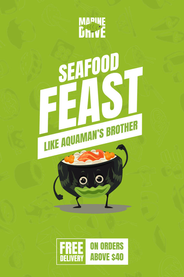 green-background-food-bowl-seafood-feast-blog-graphics-template-thumbnail-img