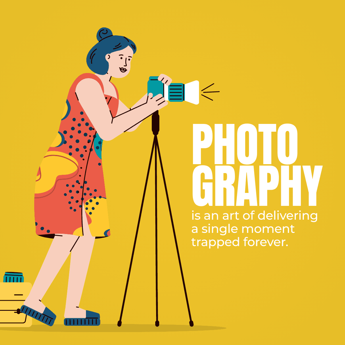 yellow-background-national-photography-day-linkedin-post-template-thumbnail-img