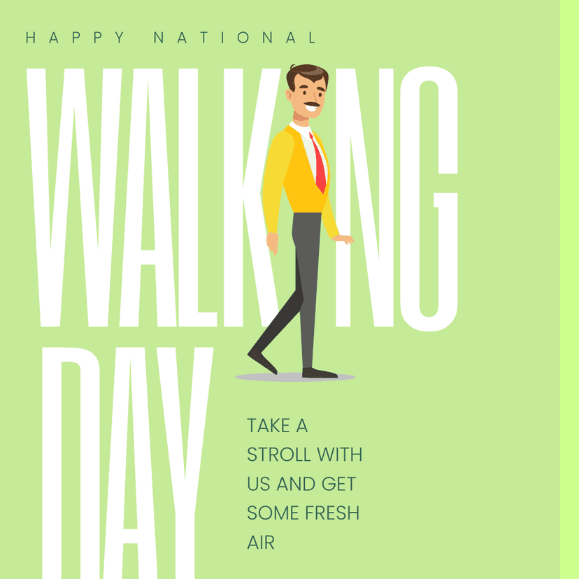 green-background-national-walking-day-instagram-post-template-thumbnail-img
