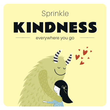 monster-hugging-a-little-girl-sprinkle-kindness-sticker-template-thumbnail-img