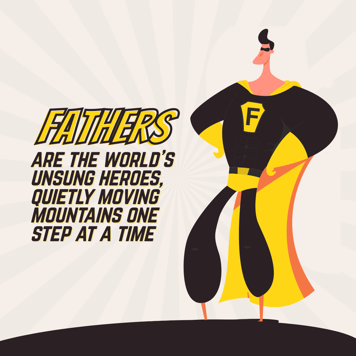 super-hero-dad-illustrated-fathers-day-linkedin-post-template-thumbnail-img
