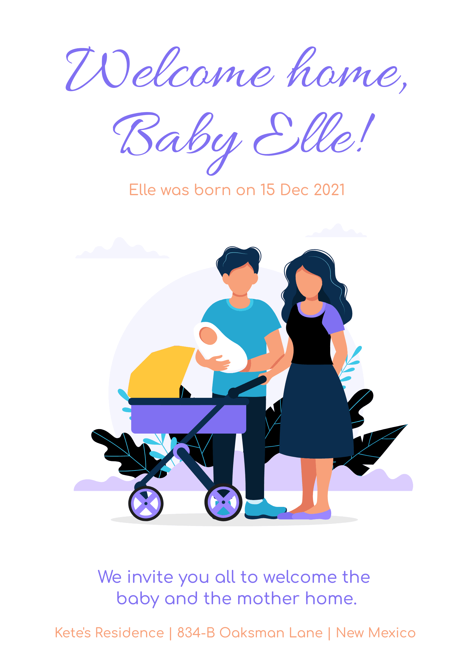 parents-with-their-baby-welcome-home-baby-illustrated-poster-template-thumbnail-img