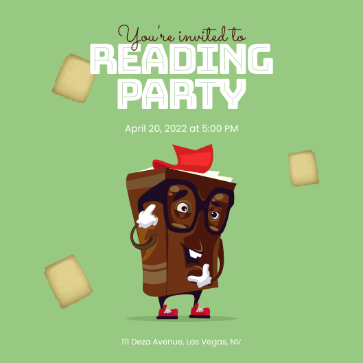 green-book-illustration-reading-party-invitation-template-thumbnail-img
