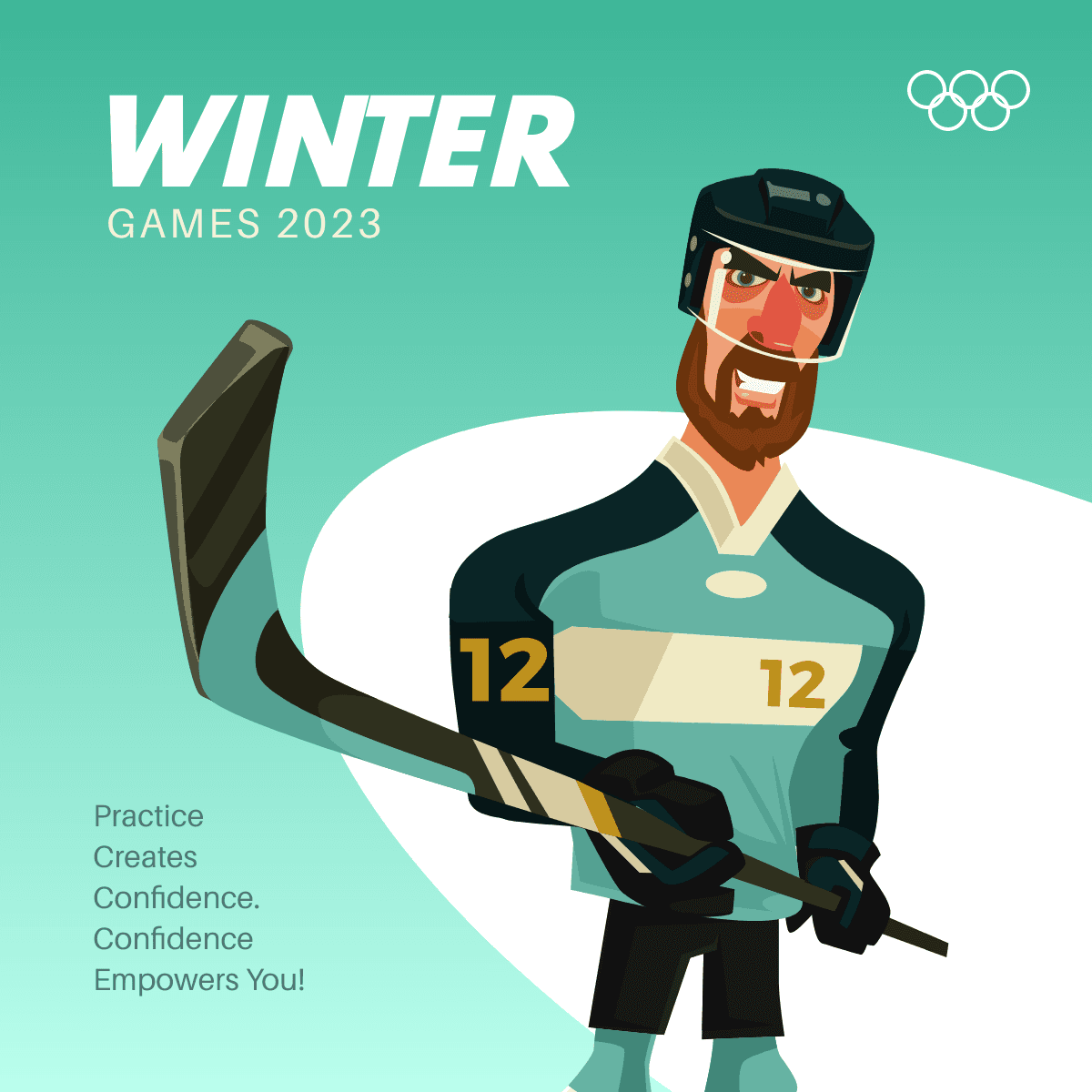 ice-hockey-illustrated-winter-olympic-games-linkedin-post-template-thumbnail-img