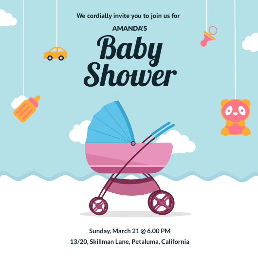 blue-background-with-clouds-blue-and-pink-stroller-baby-shower-invitation-template-thumbnail-img