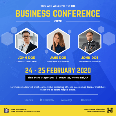 blue-hexagon-shapes-business-conference-invitation-instagram-post-template-thumbnail-img