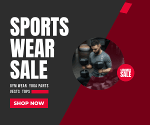 white-black-and-red-sports-and-gym-apparel-sale-medium-rectangle-ad-banner-thumbnail-img