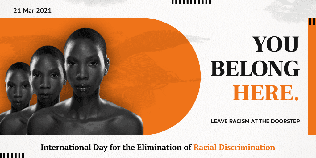 white-and-orange-background-leave-racism-at-the-doorstep-twitter-post-template-thumbnail-img