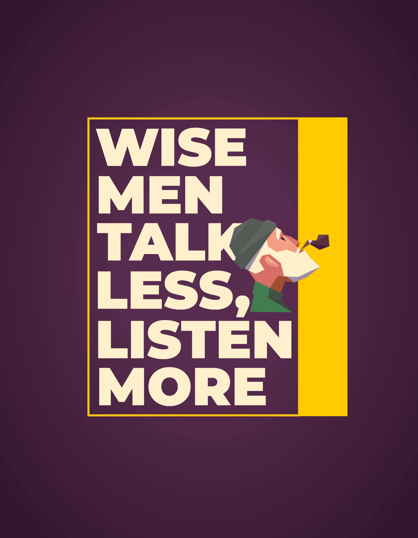 wise-men-inspirational-quote-purple-and-yellow-t-shirt-thumbnail-img
